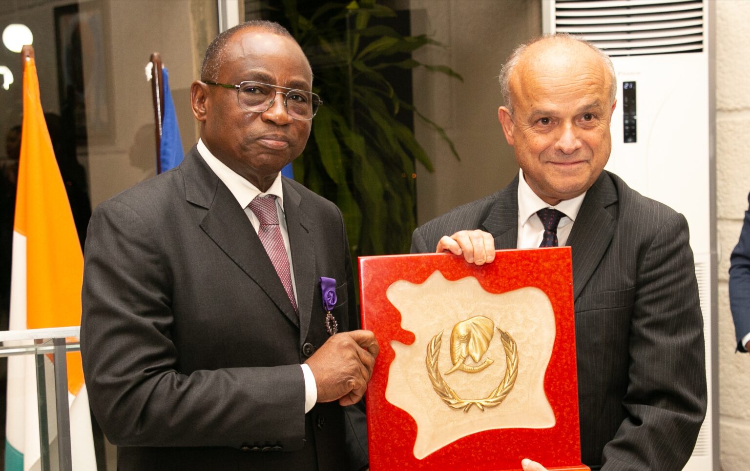 Côte d’Ivoire-AIP/Koffi N’Guessan élevé au grade d’officier dans l’ordre des Palmes académiques français