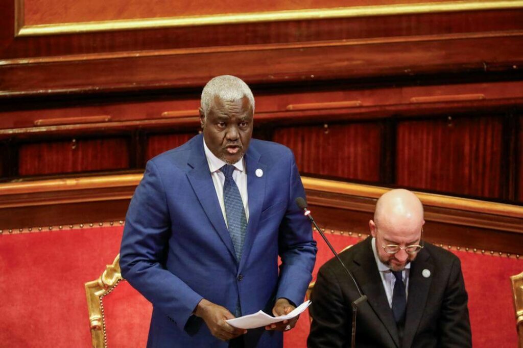 Côte d’Ivoire-AIP/ Inter / Sommet Italie-Afrique: Le président de la commission de l’UA relève deux principes importants pour l’organisation africaine sur la question de partenariat