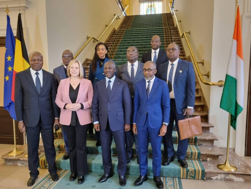 AIP/ Inter/ Adama Bictogo et Eliane Tillieux plaident pour la réorientation du partenariat économique et commercial entre la Belgique et la Côte d’Ivoire