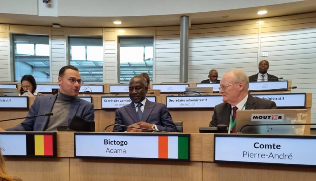 Côte d’Ivoire-AIP/ Inter/ Le président Adama Bictogo à la réunion du bureau de l’APF ouverte ce vendredi à Bruxelles