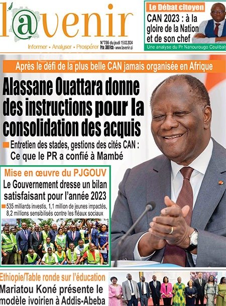Côte d’Ivoire-AIP/ REVUE DE PRESSE : la nouvelle feuille de route du président Ouattara pour la consolidation des acquis de la CAN 2023 et divers autres sujets à l’affiche des journaux
