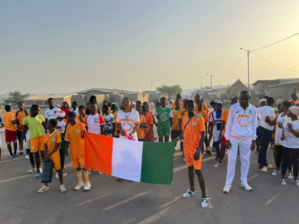 Côte d’Ivoire – AIP/ Une marche sportive à Kani pour savourer le sacre continental des Eléphants
