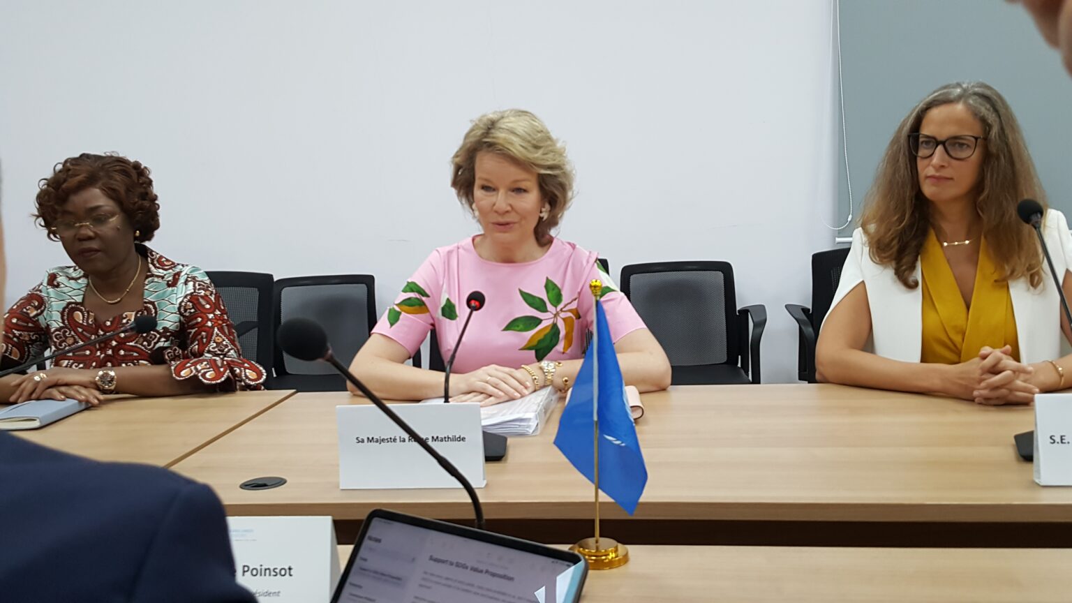 AIP/ En visite en Côte d’Ivoire, la reine des Belges rencontre les agences de l’ONU dans le cadre des ODD
