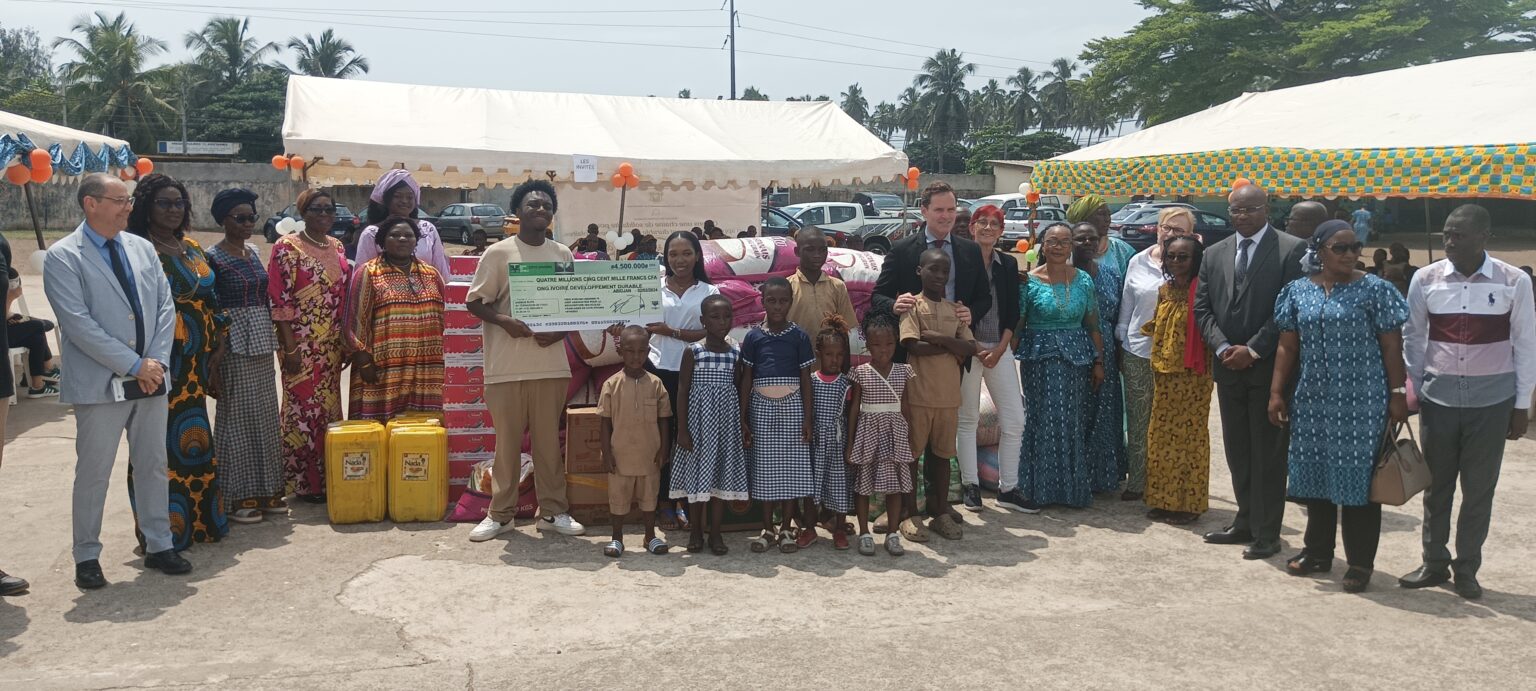 Côte d’Ivoire-AIP/ Une ONG offre des vivres à des cantines scolaires des IEPP de la DRENA d’Abidjan 2