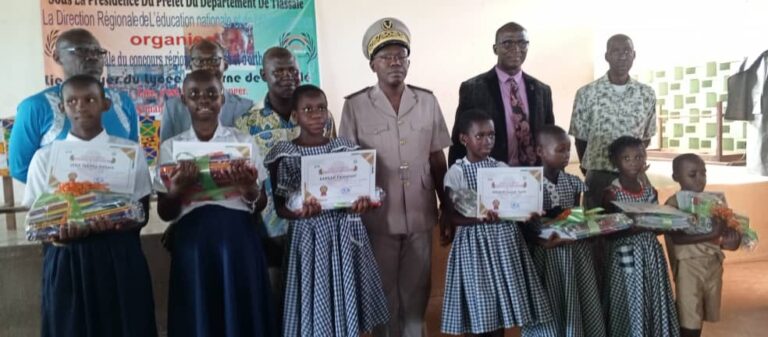 Côte d’Ivoire-AIP/ Les lauréats du concours de lecture et d’orthographe de Tiassalé récompensés