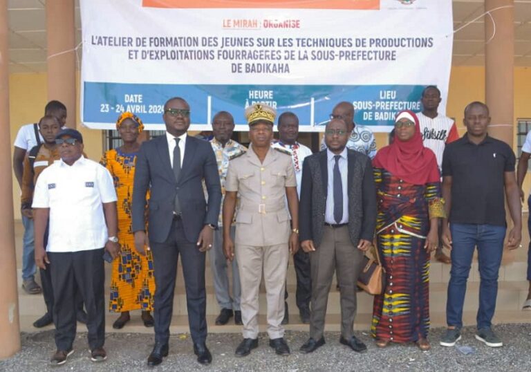 Côte d’Ivoire-AIP/ Des jeunes du Hambol formés aux techniques de production et d’exploitation du fourrage