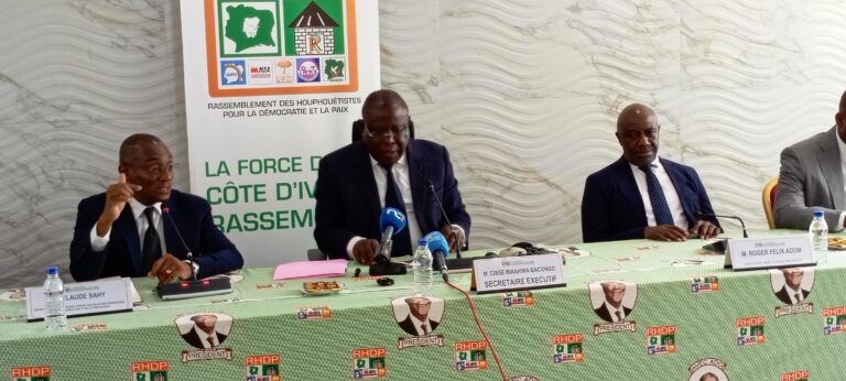Côte d’Ivoire-AIP/ Le RHDP encourage Soro Guillaume à poursuivre ses efforts de consolidation de la paix et de la réconciliation nationale