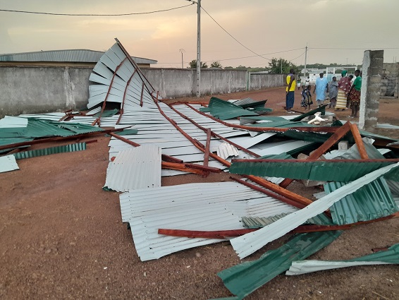 Côte d’Ivoire-AIP/ Une pluie occasionne des dégâts à Gbéléban