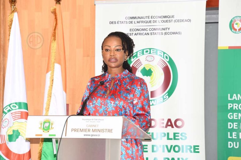 AIP/ Nassénéba Touré réaffirme l’engagement de l’État dans le soutien aux programmes genre de la CEDEAO en Côte d’Ivoire