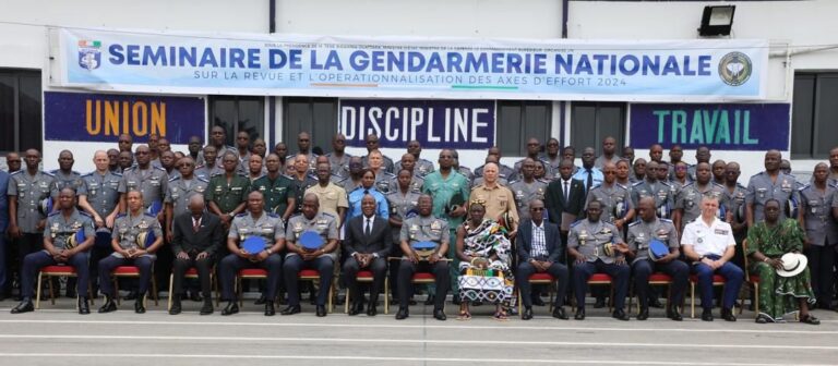 Côte d’Ivoire-AIP/ Le général Touré Apalo félicite la gendarmerie nationale pour son engagement à la sécurisation du territoire