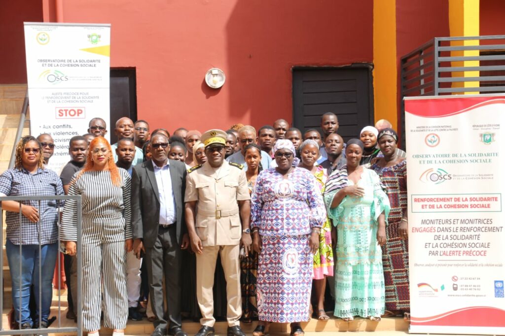 Côte d’Ivoire-AIP/ lutte contre l’extrémisme violent/ Des moniteurs de l’observatoire de la cohésion sociale formés à Korhogo