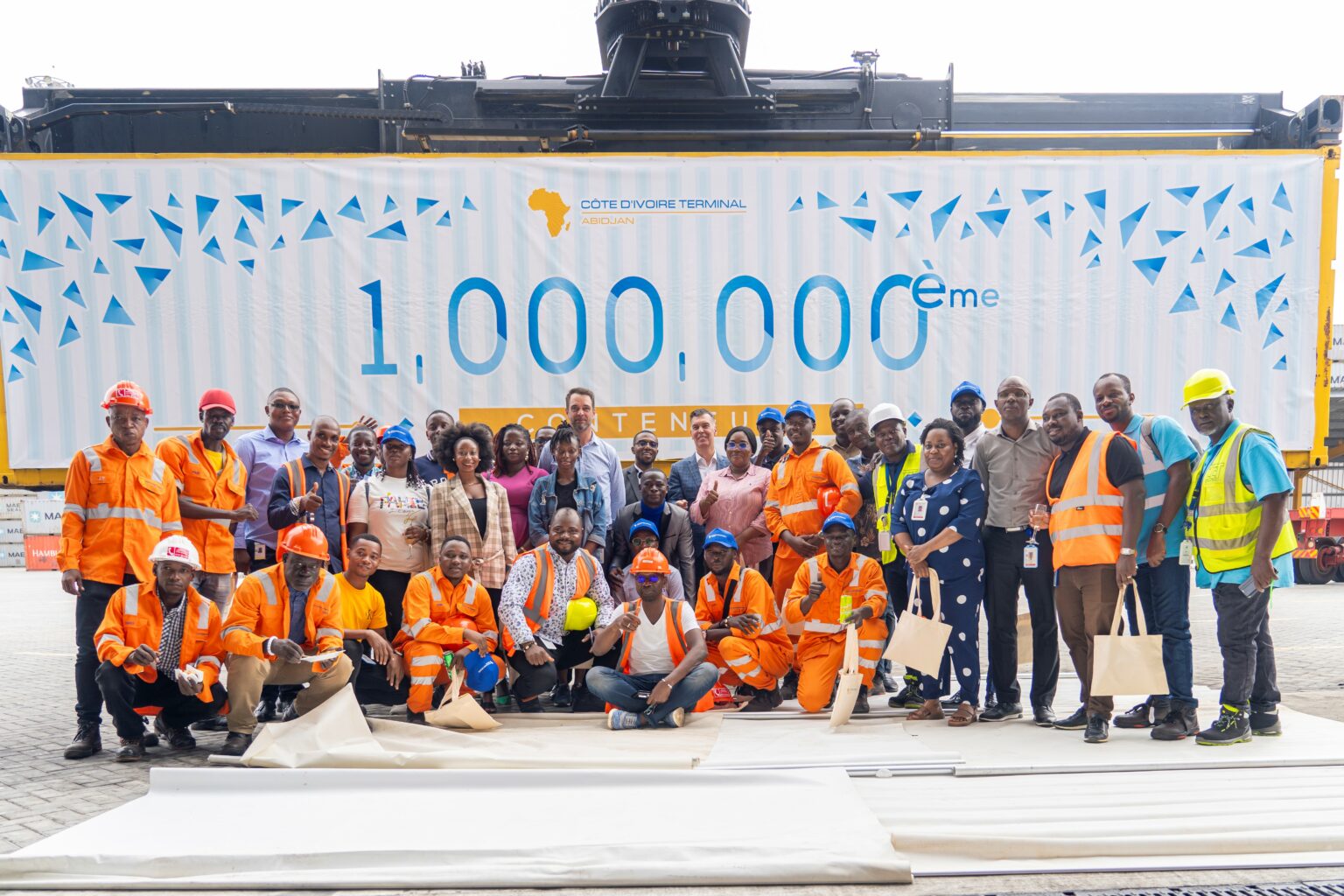 AIP/Attractivité des affaires: Côte d’Ivoire terminal franchit la barre symbolique d’un million de conteneurs manutentionnés (Communiqué)