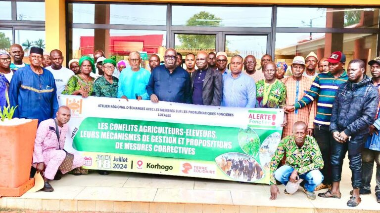Côte d’Ivoire-AIP/ Des éleveurs et agriculteurs formés à la gestion des conflits pour l’amélioration de la sécurité foncière à Korhogo