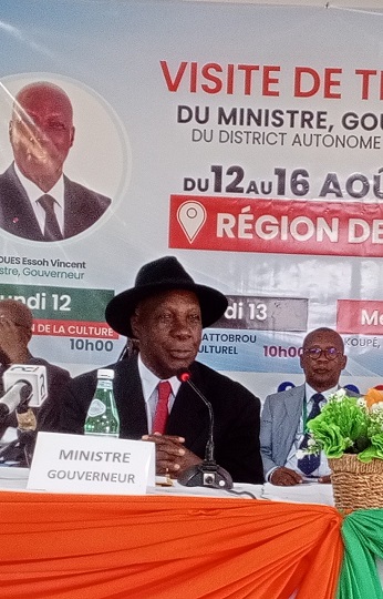 Côte d’Ivoire-AIP/ Le ministre-gouverneur Lohoues Essoh appelle les populations au maintien de la paix