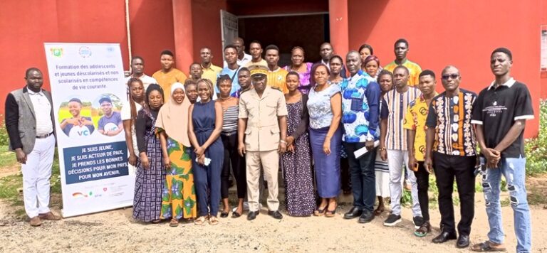 Côte d’Ivoire-AIP/ Des éducateurs de pairs renforcent leurs connaissances sur l’éducation à la paix à Doropo