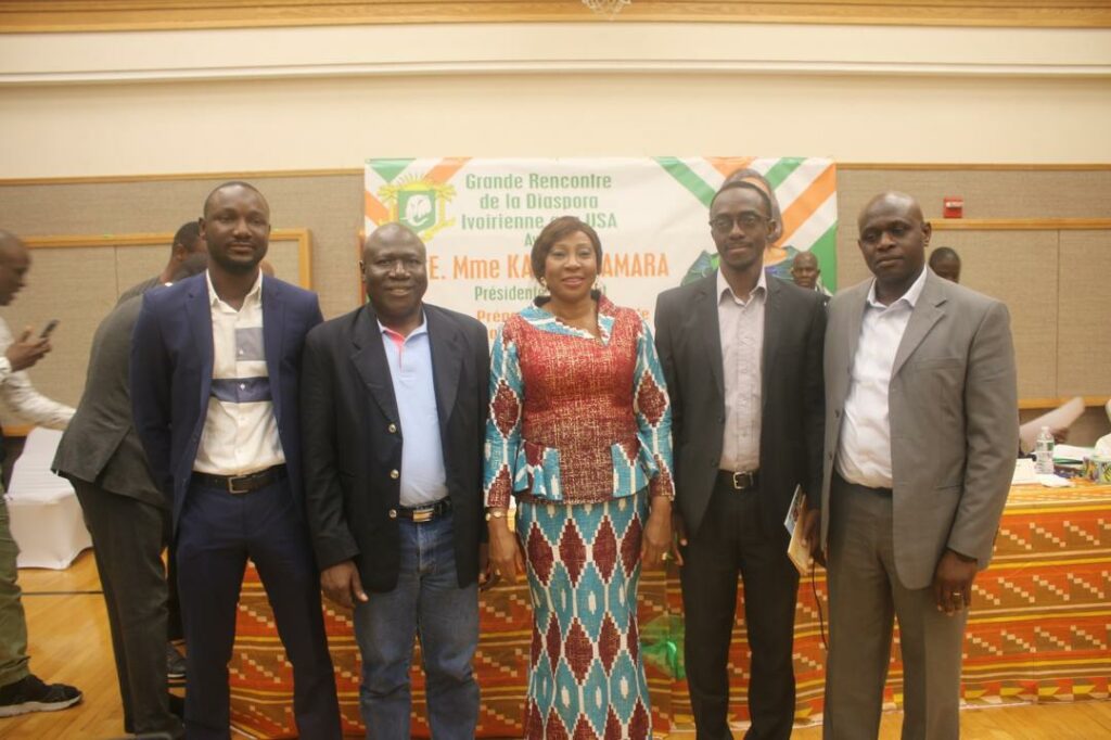 AIP/Inter/ A New York, Kandia Camara mobilise la diaspora pour le Forum de la diaspora prévu en novembre à Yamoussoukro