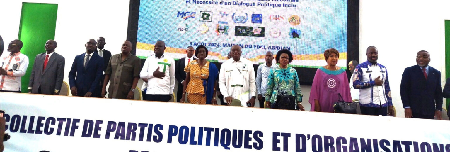 AIP/Des partis politiques et des mouvements de la société civile appellent à des réformes du système électoral en Côte d’Ivoire