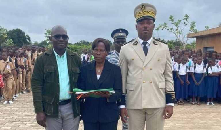 Côte d’Ivoire-AIP/ Cérémonie d’honneur à l’emblème national au collège moderne d’Ando-Kékrénou