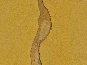 une fissure des fissures constatée sur le bâtiment.