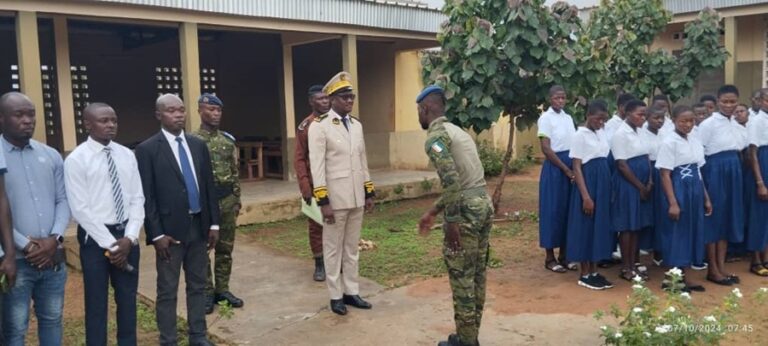 Côte d’Ivoire-AIP/ Le sous-préfet de Tougbo sensibilise les élèves sur les méfaits des stupéfiants
