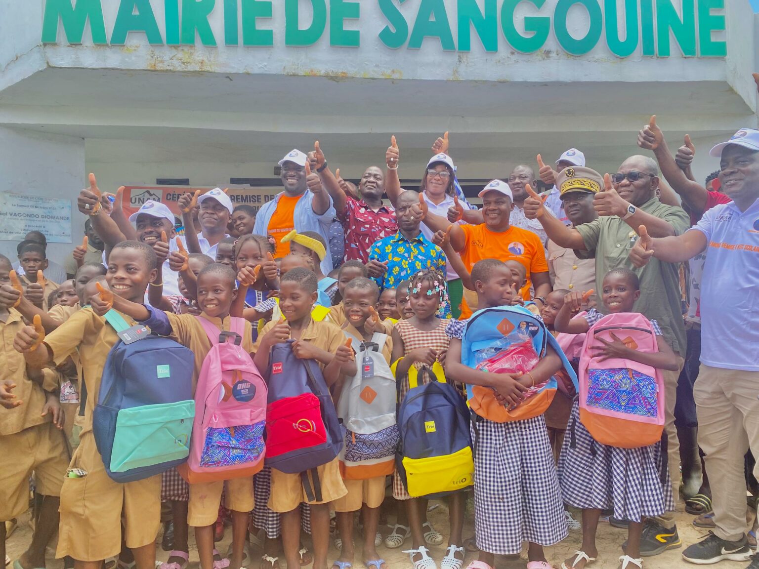 Côte d’Ivoire-AIP/ L’ONG UNAM renforce la solidarité à Sangouiné avec des dons ciblés