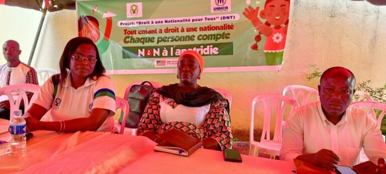 AIP/ La présidente des femmes juristes de Cote d’Ivoire exhorte à déclarer les naissances pour prévenir l’apatridie à Méagui