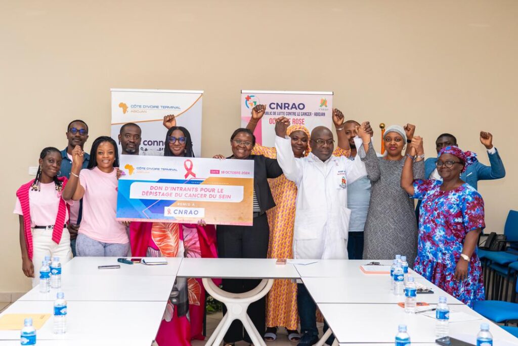 AIP/ Octobre rose 2024: Côte d’Ivoire Terminal s’engage dans la lutte contre le cancer du sein (Communiqué)