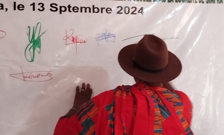 Côte d’Ivoire-AIP/ Des leaders communautaires et religieux de Sinfra exhortés à demeurer fermes dans la lutte contre les VBG