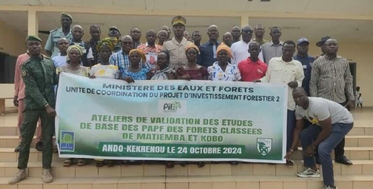 Côte d’Ivoire-AIP/ La SODEFOR valide les études diagnostiques pour l’aménagement de la forêt classée de Matiemba à Ando-Kékrénou