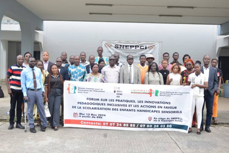 Côte d’Ivoire-AIP/ Forum sur l’éducation Inclusive : des ONG appellent à l’engagement des parents pour les enfants handicapés sensoriels