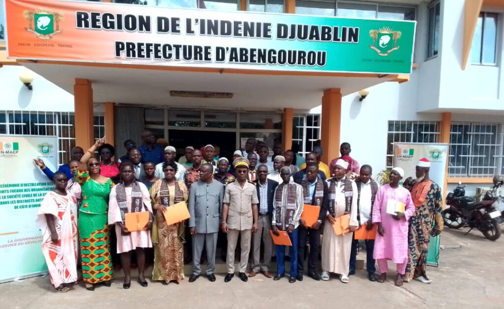 Côte d’Ivoire-AIP/Installation de l’équipe du point focal d’évaluation de la bonne gouvernance dans le district de la Comoé