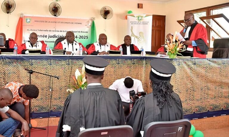 Côte d’Ivoire-AIP/ Trois nouveaux magistrats prennent fonction à la Cour d’Appel de Bouaké