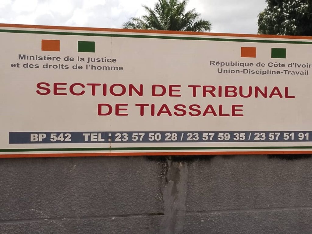 Côte d’Ivoire-AIP/Affaire de faux documents administratifs à Tiassalé : l’audience reportée au 27 novembre