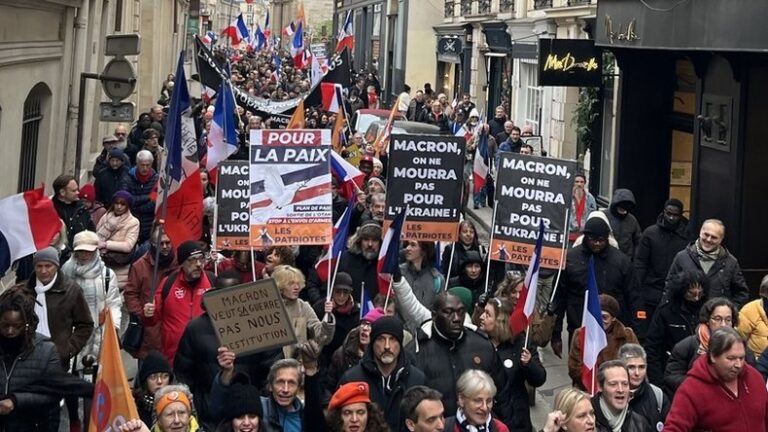 Côte d’Ivoire – AIP/ Inter/ Manifestation à Paris contre l’envoi de troupes françaises en Ukraine