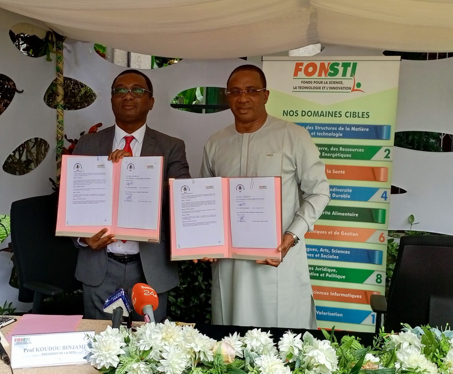 Côte d’Ivoire-AIP/ Le FONSTI ET LA SECI signent une convention pour la recherche liée à l’impact des insectes sur les écosystèmes