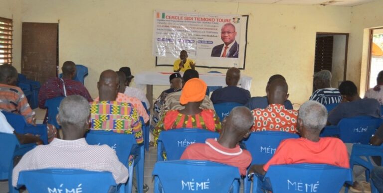 Côte d’Ivoire-AIP/ Le cercle Sidi Touré organise une conférence à Béoumi pour promouvoir des élections sans violence en 2025