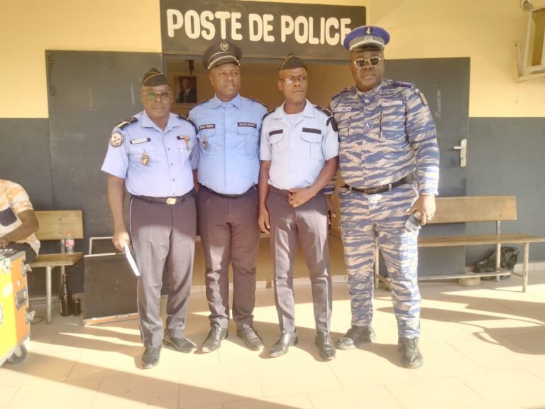 Côte d’Ivoire-AIP/ Le commissariat de police de Kouto honore deux agents admis à la retraite