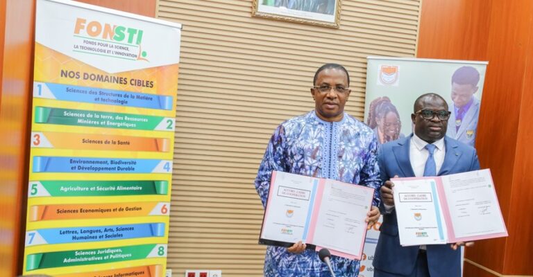 Côte d’Ivoire – AIP/ L’Université de Bondoukou et le FONSTI signent une convention cadre pour le financement des initiatives de recherche