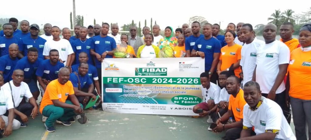Côte d’Ivoire-AIP/ Plus de 50 éducateurs physiques et sportifs formés à la pratique du badminton