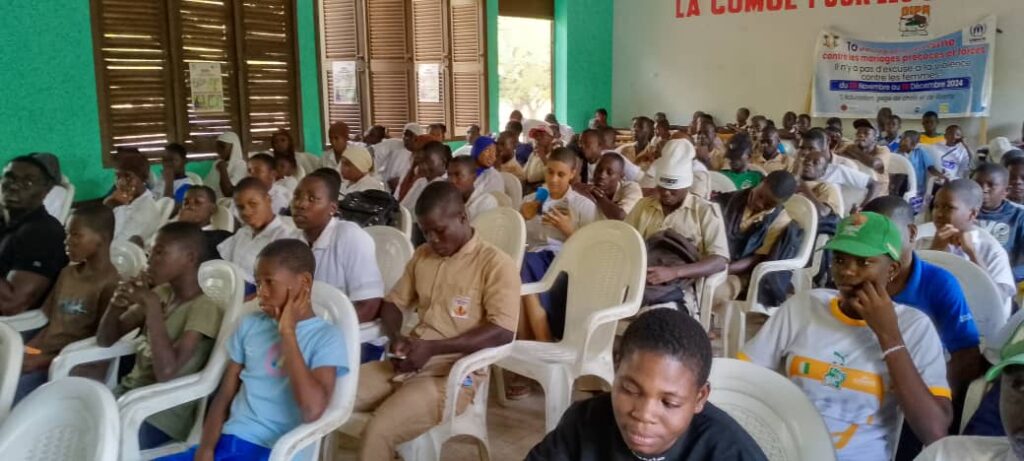 Côte d’Ivoire-AIP/ Sensibilisation des élèves de la ville de Bouna sur les violences basées sur le genre