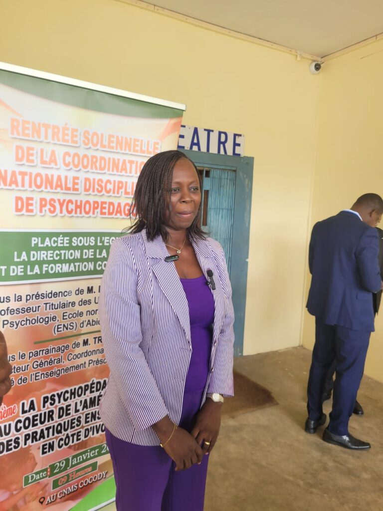 Côte d’Ivoire-AIP/ CND de psychopédagogie : la nouvelle responsable sollicite une implication de tous les acteurs dans la mise en œuvre du programme en cours
