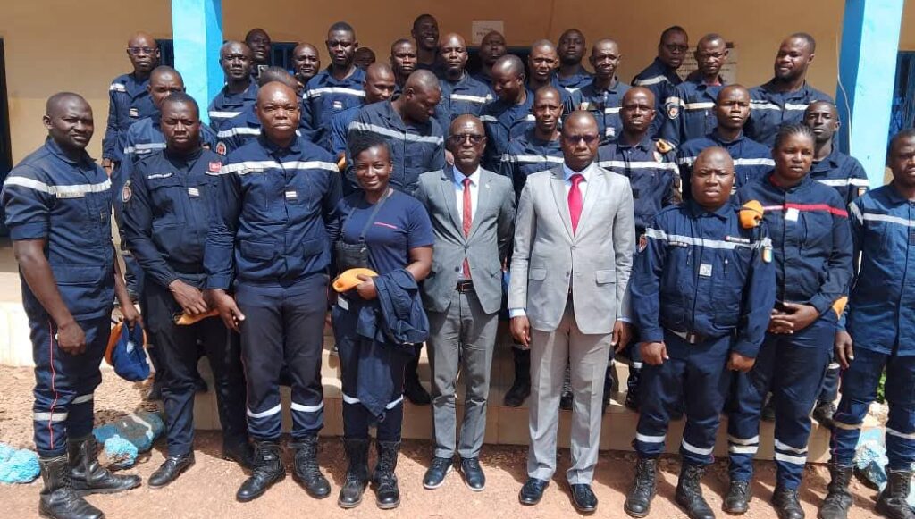 Côte d’Ivoire-AIP/ Les pompiers civils de Niakara encouragés dans leur mission au service des populations