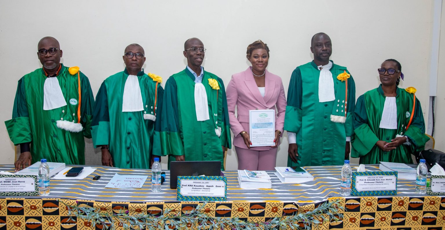 Côte d’Ivoire-AIP/ Une thèse sur « les pratiques langagières dans les activités économiques » soutenue à l’Université Félix Houphouët-Boigny