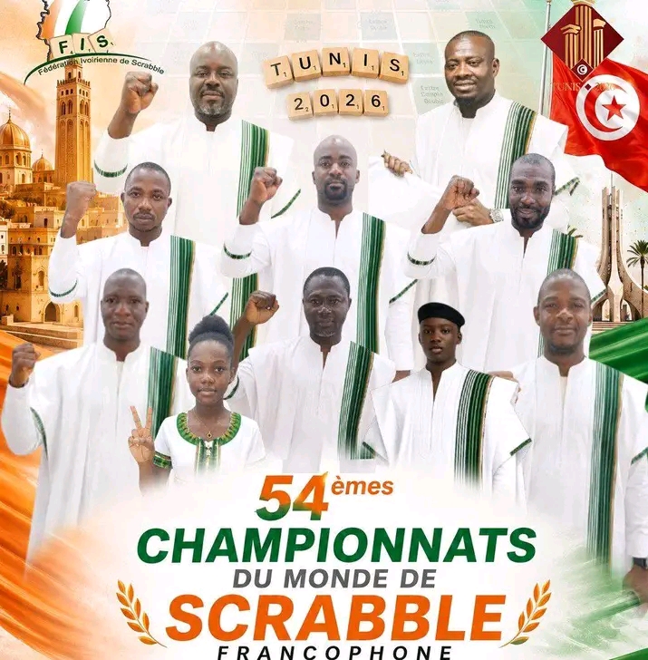 AIP/Inter/ La sélection ivoirienne décroche sept médailles aux Championnats du monde francophones de Scrabble de Tunis