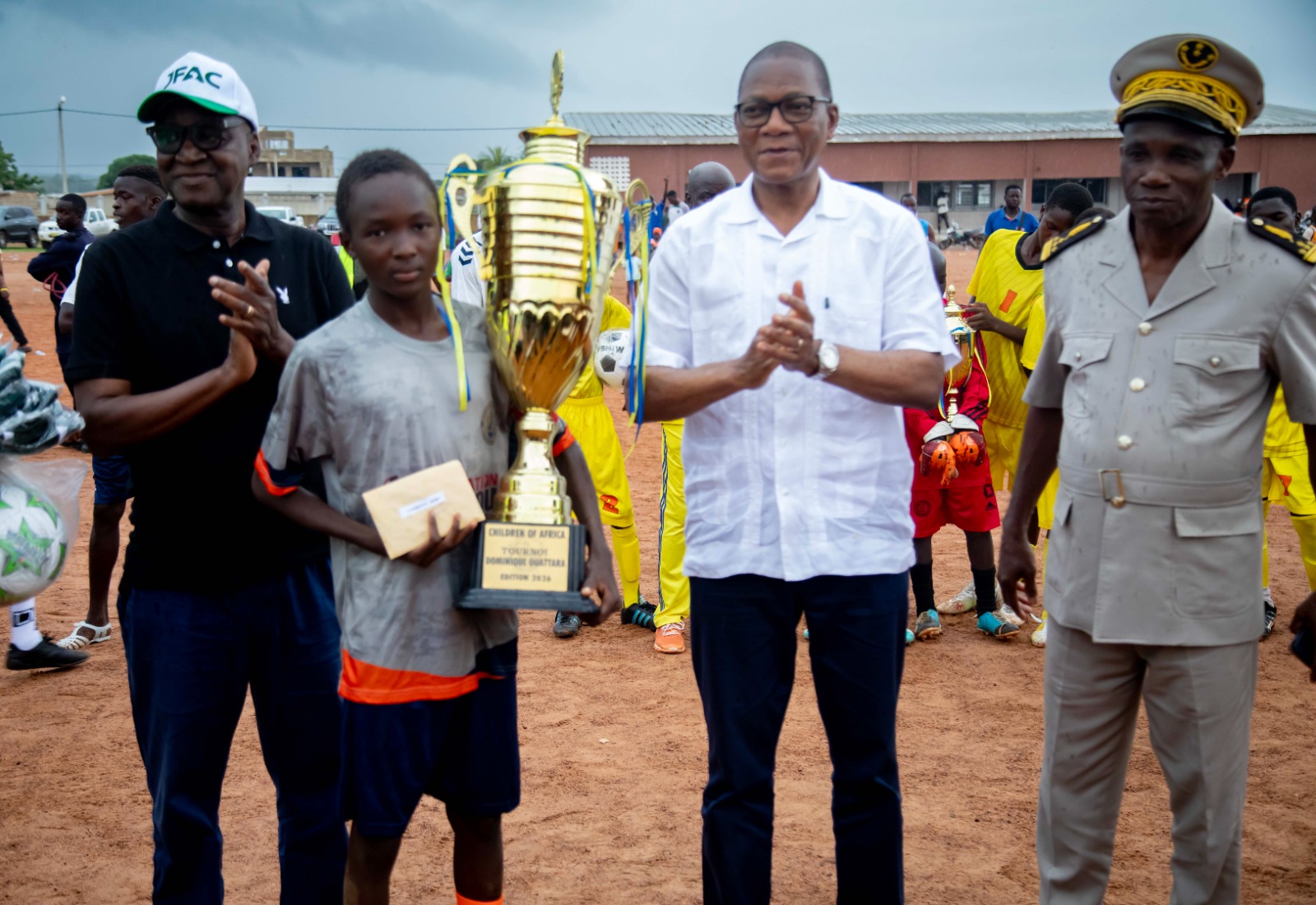 Côte d’Ivoire-AIP/ Le ministre Bruno Koné parraine la finale du tournoi Children of Africa remportée par l’Académie Chigata FC