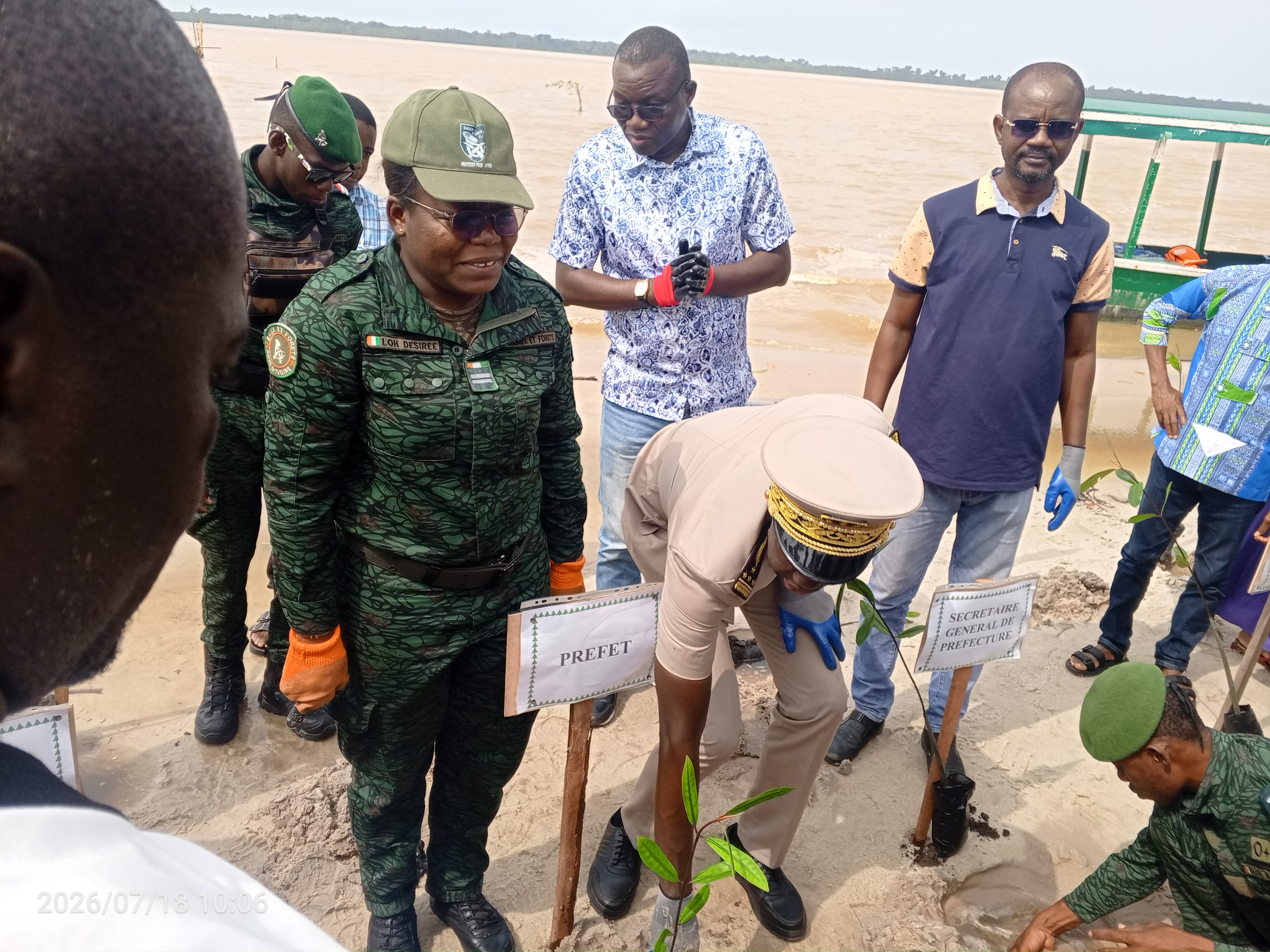 Côte d’Ivoire-AIP/ Plus de 150 palétuviers plantés à Assomlan en prélude à la célébration de la fête nationale