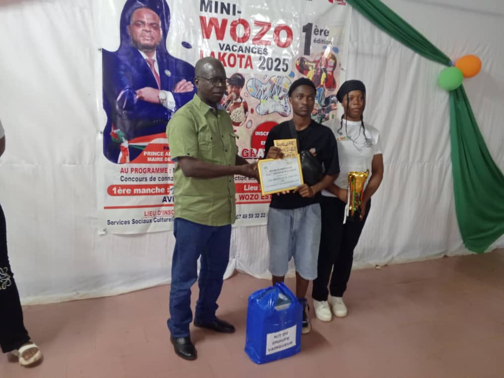 Côte d’Ivoire-AIP/ Le groupe « Merveilles du quartier Sans-Loi »vainqueur de la première édition de la compétition « Mini-Wozo » à Lakota