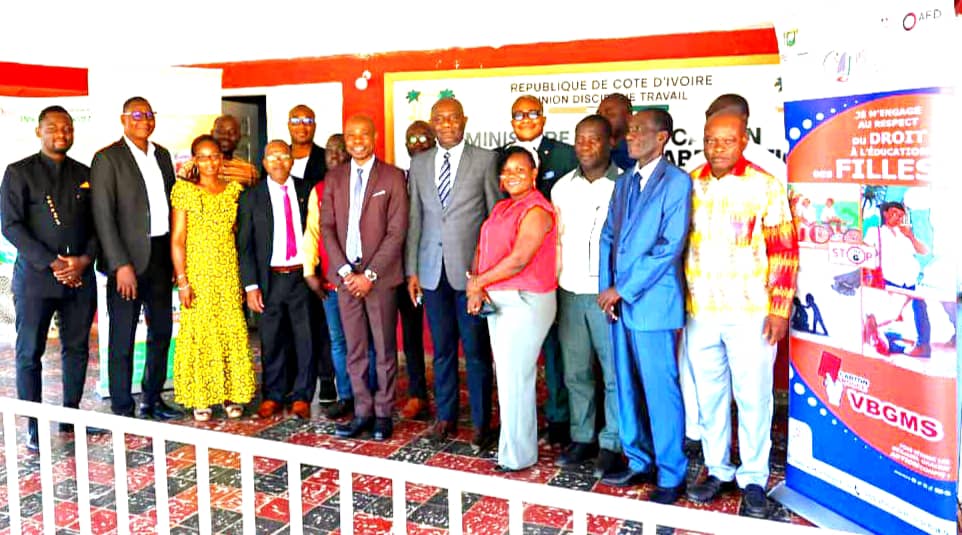 Côte d’Ivoire-AIP / Le ministère de l’Éducation nationale évalue la stratégie de sensibilisation sur les grossesses et violences basées sur le genre en milieu scolaire à Foungbesso