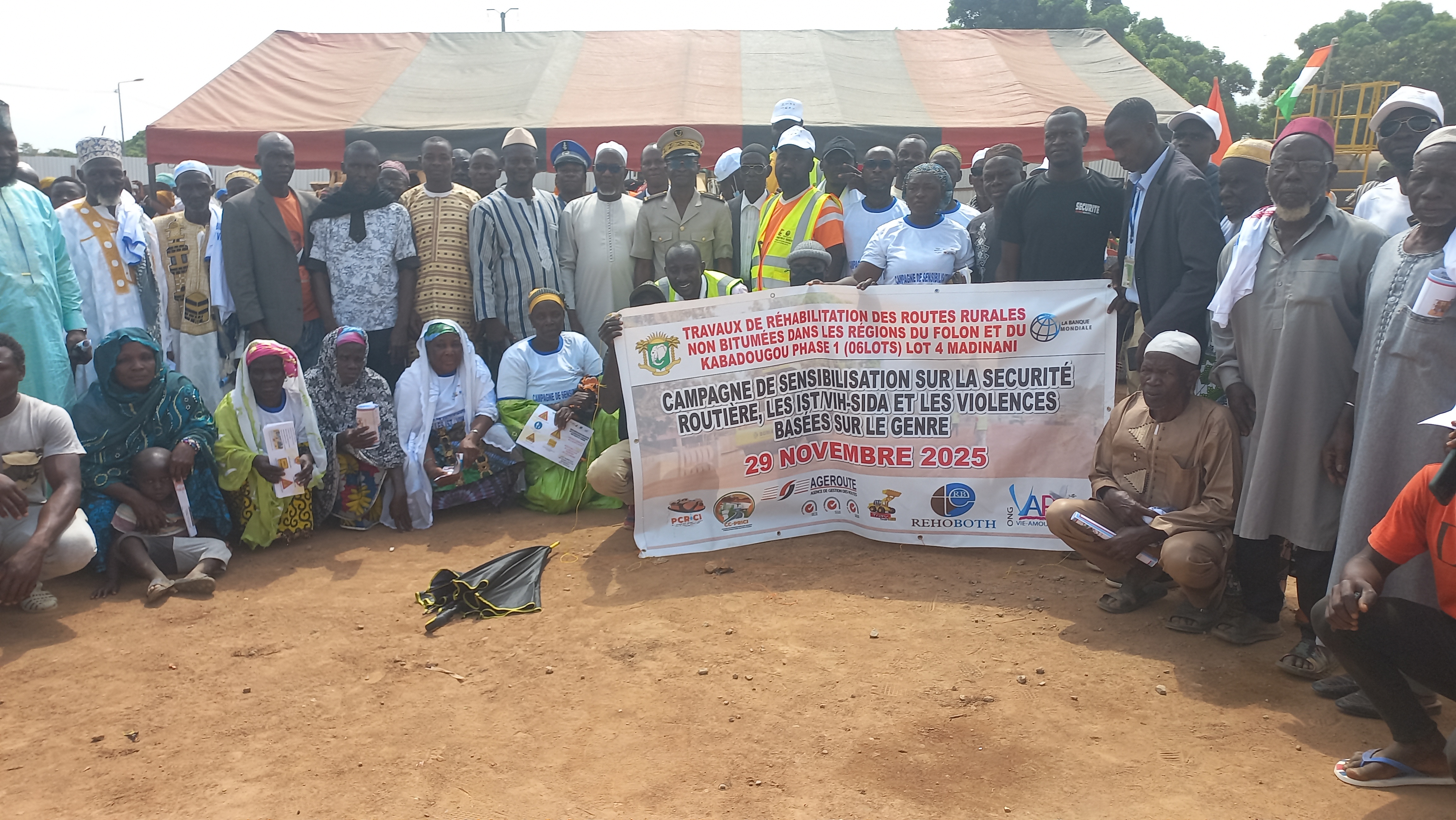 Côte d’Ivoire-AIP/ Les population de Bouroumasso sensibilisées sur la sécurité routière, la prévention du VIH/Sida et les violences basées sur le genre