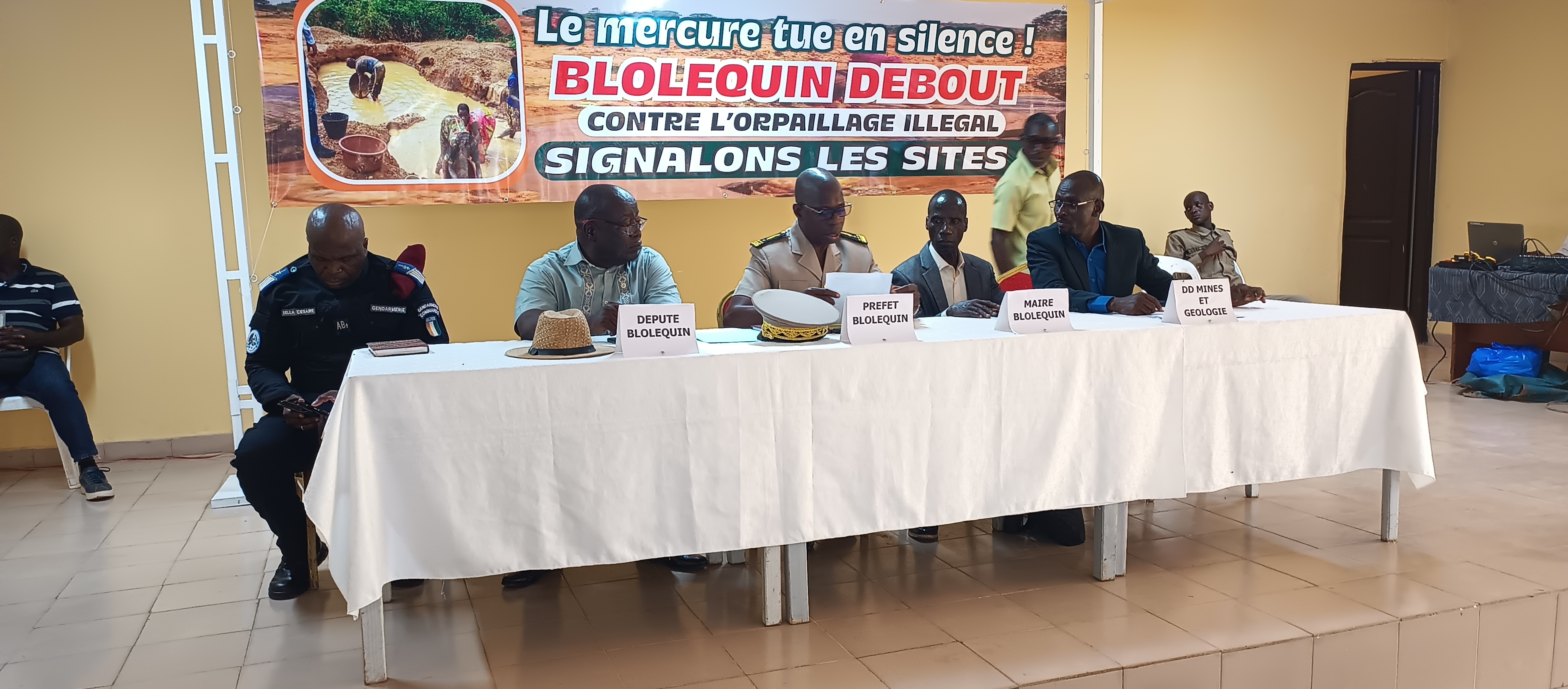 Côte d’Ivoire-AIP/ Le préfet de Blolequin appelle ses administrés à proscrire l’orpaillage illégal